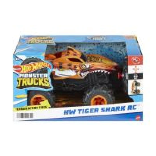 Hot Wheels Monster Trucks Tiger Shark měřítko 1:24 Mattel Hot Wheels Monster Trucks Tiger Shark měřítko 1:24 25HNV03