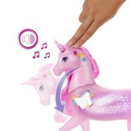 Barbie kouzelný jednorožec se světly a zvuky