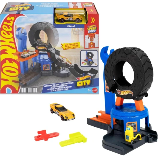 Mattel Hot Wheels City pneuservis Downtown 25JHL75