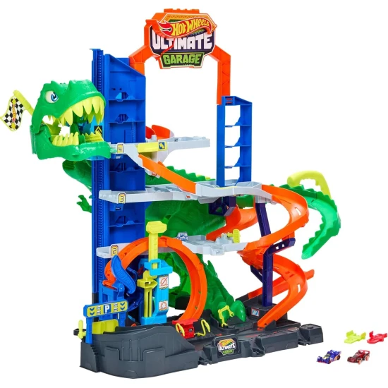 Mattel Hot Wheels City extrémní T. Rex garáž 2026 25JHL98