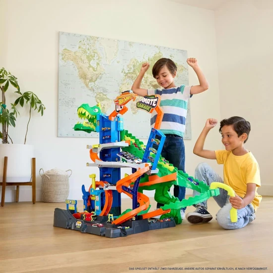 Mattel Hot Wheels City extrémní T. Rex garáž 2026 25JHL98