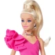 Barbie Deluxe Style modelka v růžových šatech s volánem