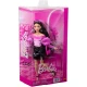 Barbie Deluxe Style modelka v topu s odhalenými rameny a sukní