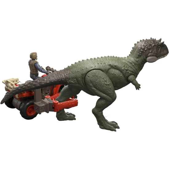 Jurassic World útok dinosaura vozidlo a figurka