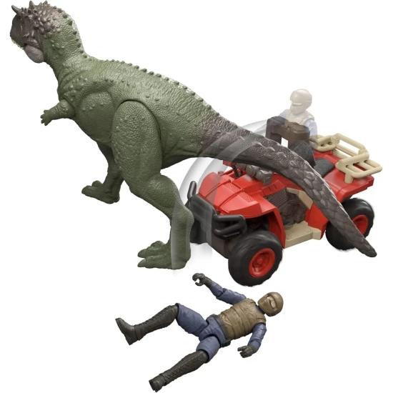 Jurassic World útok dinosaura vozidlo a figurka