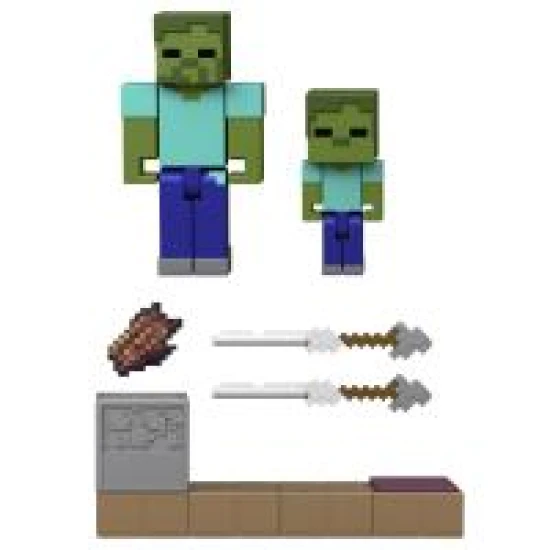 Mattel Minecraft akční figurka 8 cm s herními doplňky 25JKK00