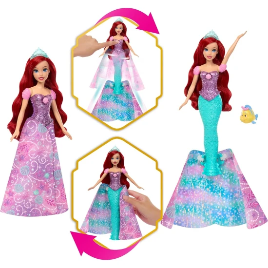 Disney princezna Ariel s proměnou Disney princezna Ariel s proměnou