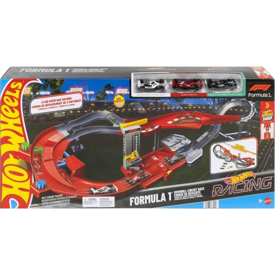 Hot Wheels Racing Formula 1 závodní dráha do kopce