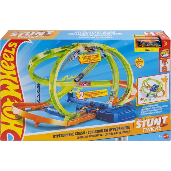 Mattel Hot Wheels Stunt Tracks Hypersphere Crash kaskadérská dráha 25JMG48