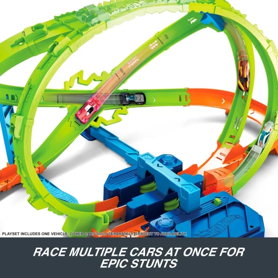 Mattel Hot Wheels Stunt Tracks Hypersphere Crash kaskadérská dráha 25JMG48