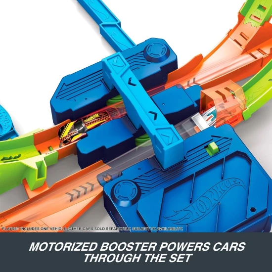 Mattel Hot Wheels Stunt Tracks Hypersphere Crash kaskadérská dráha 25JMG48