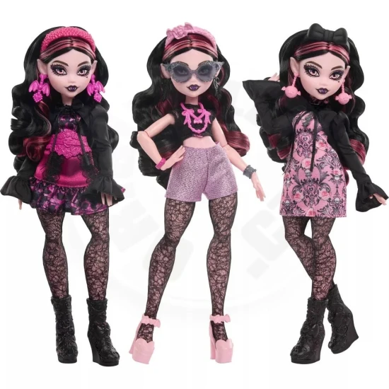 Mattel Monster High Skulltimate Secrets skříňka s překvapeními a Draculaurou 25JMG63