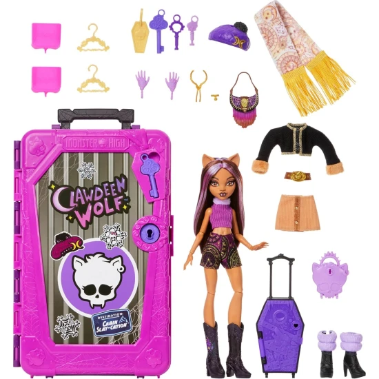 Mattel Monster High Skulltimate Secrets Destination panenka Clawdeen 25JMG65