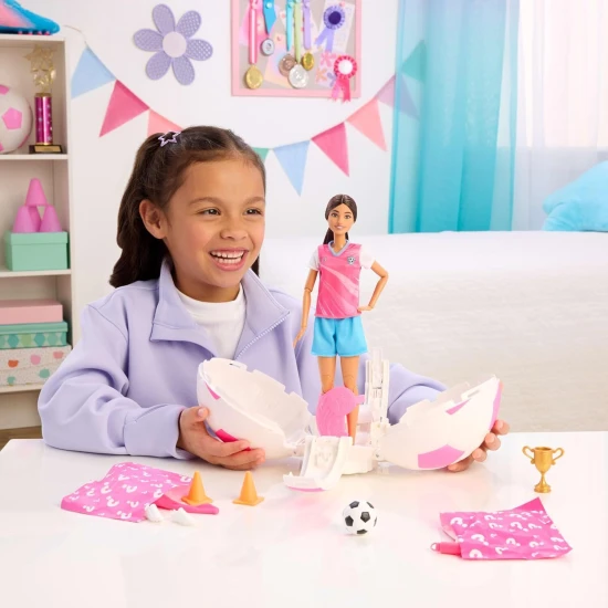 Mattel Barbie začátek kariéry fotbalistka 25JMK20