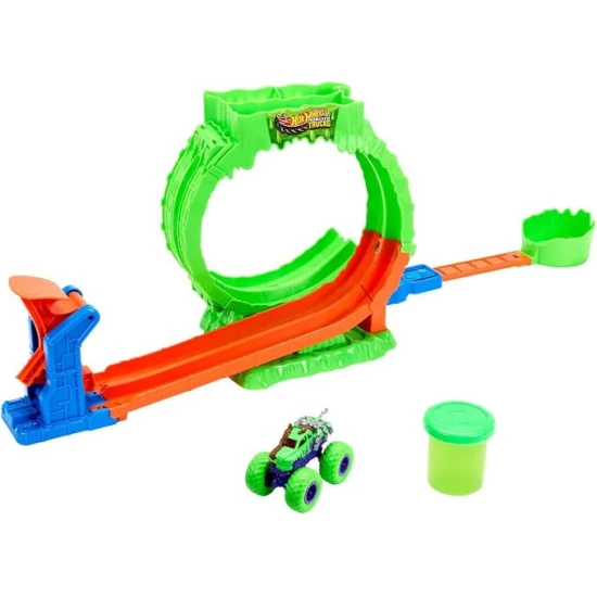 Hot Wheels Monster Trucks Mutant Chaos smyčková dráha