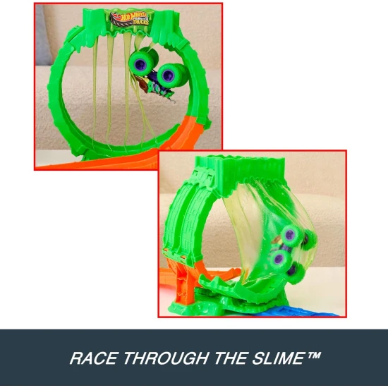 Hot Wheels Monster Trucks Mutant Chaos smyčková dráha