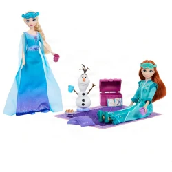 Frozen panenky Anna a Elsa pyžamová párty