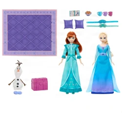 Frozen panenky Anna a Elsa pyžamová párty