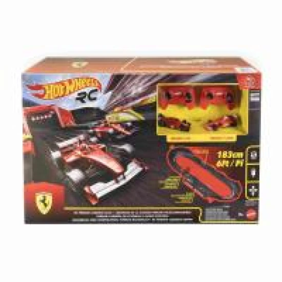 Mattel Hot Wheels RC Ferrari se závodní dráhou 25JNB88