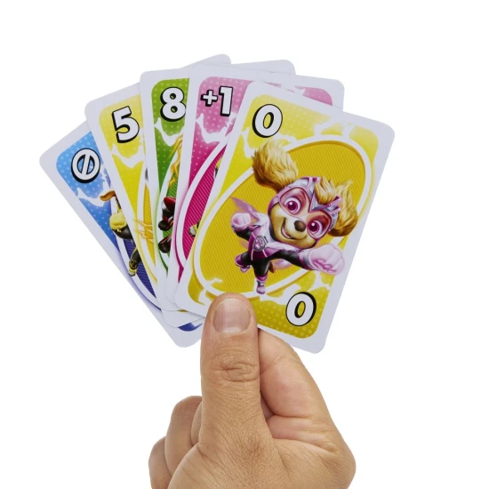 UNO® Junior Tlapková patrola karetní hra pro děti s postavami z Tlapkové patroly