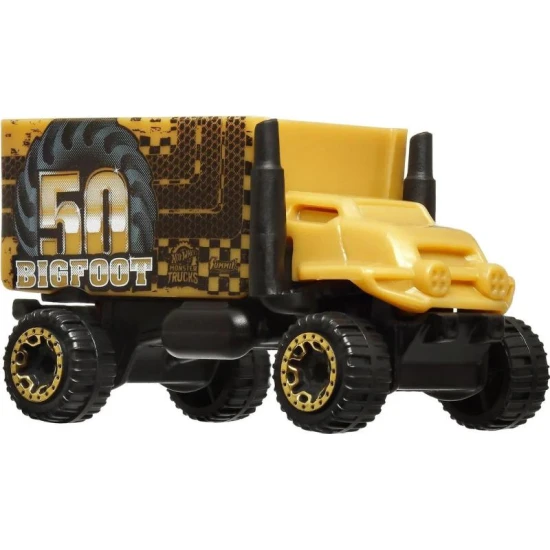 Mattel HW Monster Trucks Bigfoot 50. výročí set angličáků & trucků