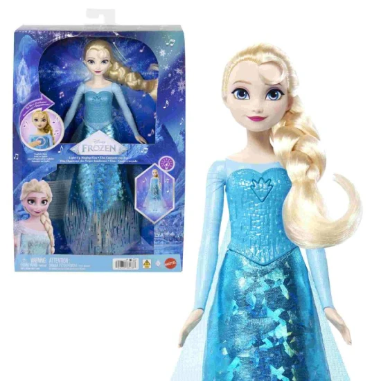 Mattel Frozen anglicky zpívající panenka Elsa se světly