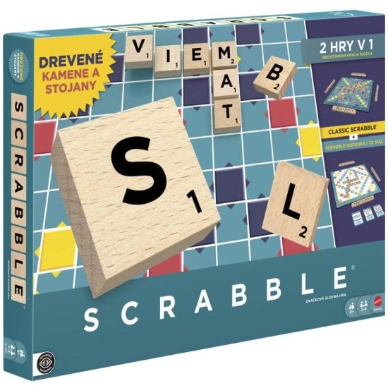 Scrabble SK: Česká verze oblíbené slovní hry pro celou rodinu.