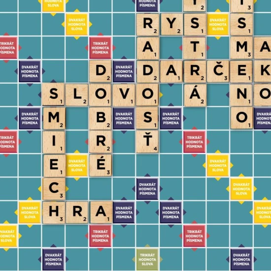 Scrabble SK: Česká verze oblíbené slovní hry pro celou rodinu.