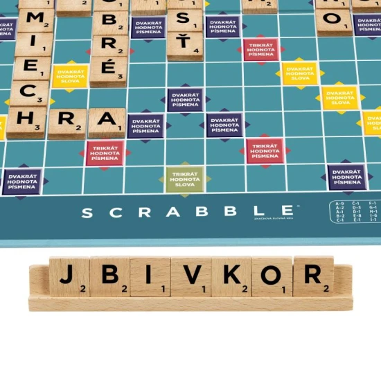 Scrabble SK: Česká verze oblíbené slovní hry pro celou rodinu.
