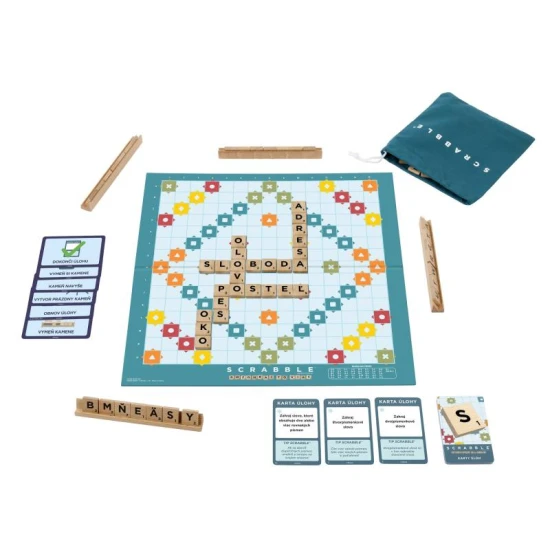 Scrabble SK: Česká verze oblíbené slovní hry pro celou rodinu.
