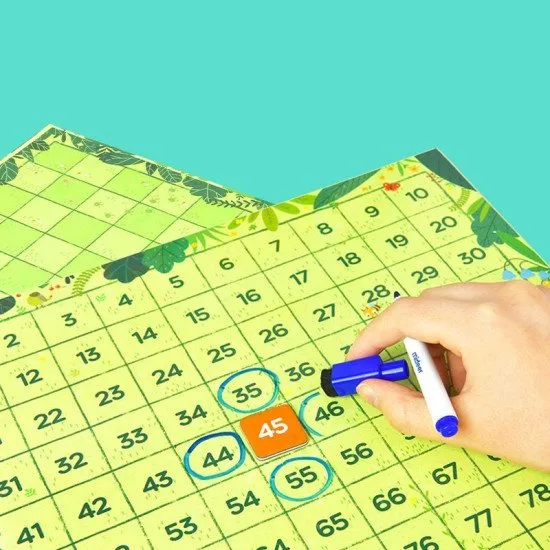 Mideer Magnetická tabule Čísla do 100 Magnetická tabule Čísla do 100