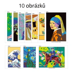Omalovánky podle čísel Mistrovská díla Omalovánky podle čísel Mistrovská díla