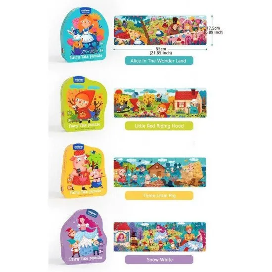 Puzzle Tři prasátka 36 dílů 