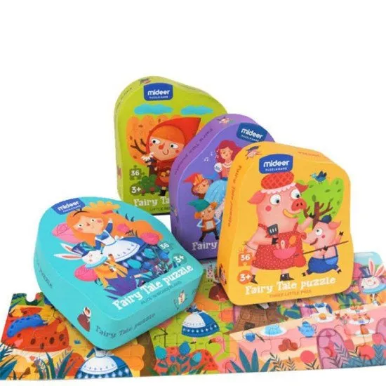 Puzzle Tři prasátka 36 dílů 