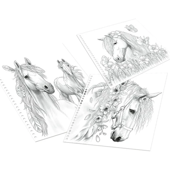 Omalovánky Miss Melody Koně