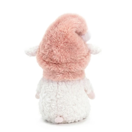 Ovečka Marshmallow s broskvovou čepicí 20 cm