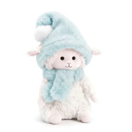 Ovečka Marshmallow s borůvkovou čepicí 20 cm