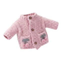 Lucky Kitty Set oblečení pro kočičku - Knitted Cherries