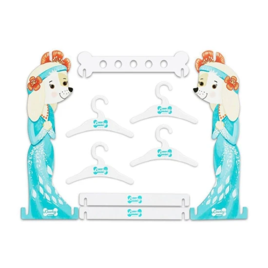 Plyšový pejsek yorkšírka Lucky Doggy Yoyo Unicorn v jednorožčím overalu