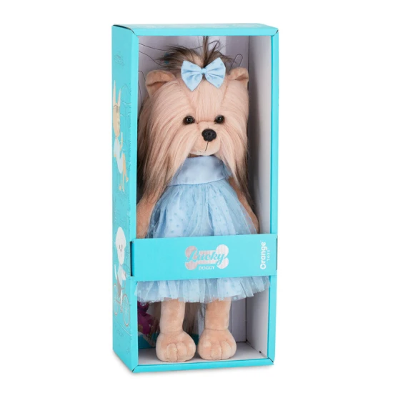Lucky Doggy Plyšový pejsek Yorkšírka - Yoyo Blue Dream