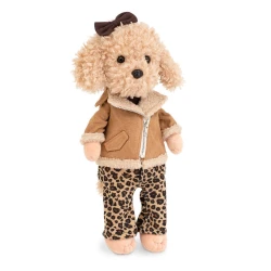 Lucky Doggy Plyšový pejsek Pudlík - Fendy Leopard Outfit