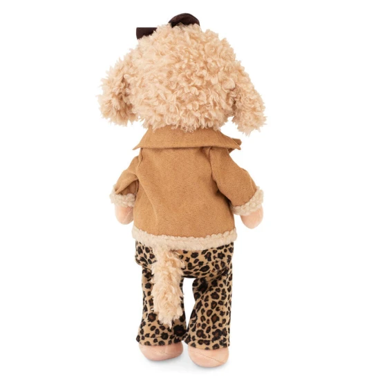 Lucky Doggy Plyšový pejsek Pudlík - Fendy Leopard Outfit