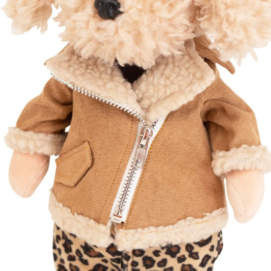 Lucky Doggy Plyšový pejsek Pudlík - Fendy Leopard Outfit