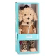 Lucky Doggy Plyšový pejsek Pudlík - Fendy Leopard Outfit