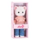 Lucky Kitty Plyšová kočička Sophie - Denim Hearts