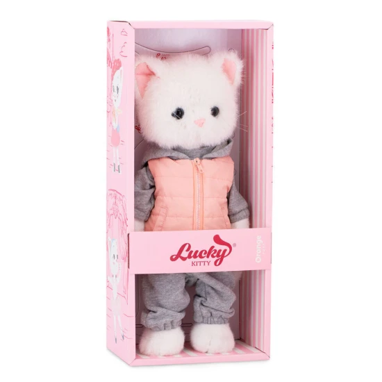 Lucky Kitty Plyšová kočička Sophie - Sports Walk