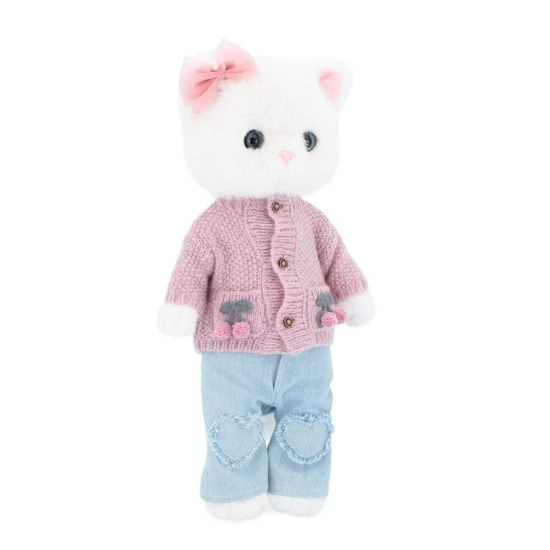 Lucky Kitty Plyšová kočička Sophie - Knitted Cherries