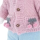 Lucky Kitty Plyšová kočička Sophie - Knitted Cherries