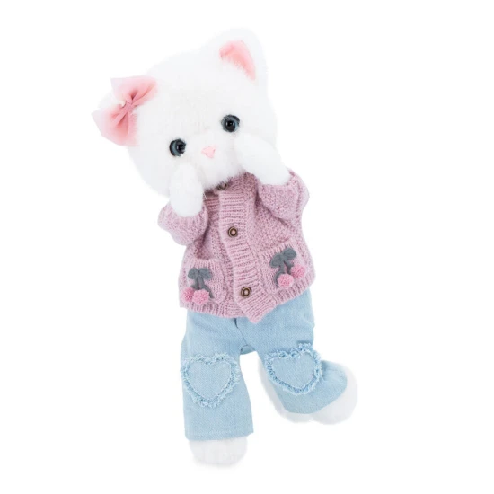 Lucky Kitty Plyšová kočička Sophie - Knitted Cherries