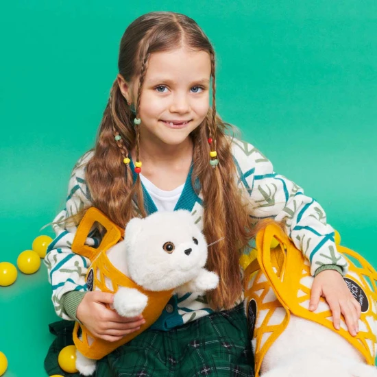 Milo&Millie Plyšová kočička Milo bílá 35 cm